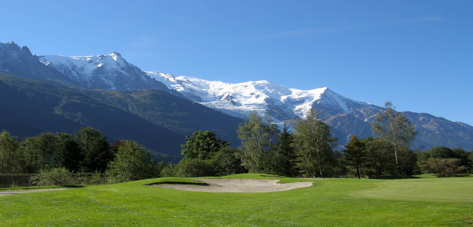18 trous face au mont Blanc